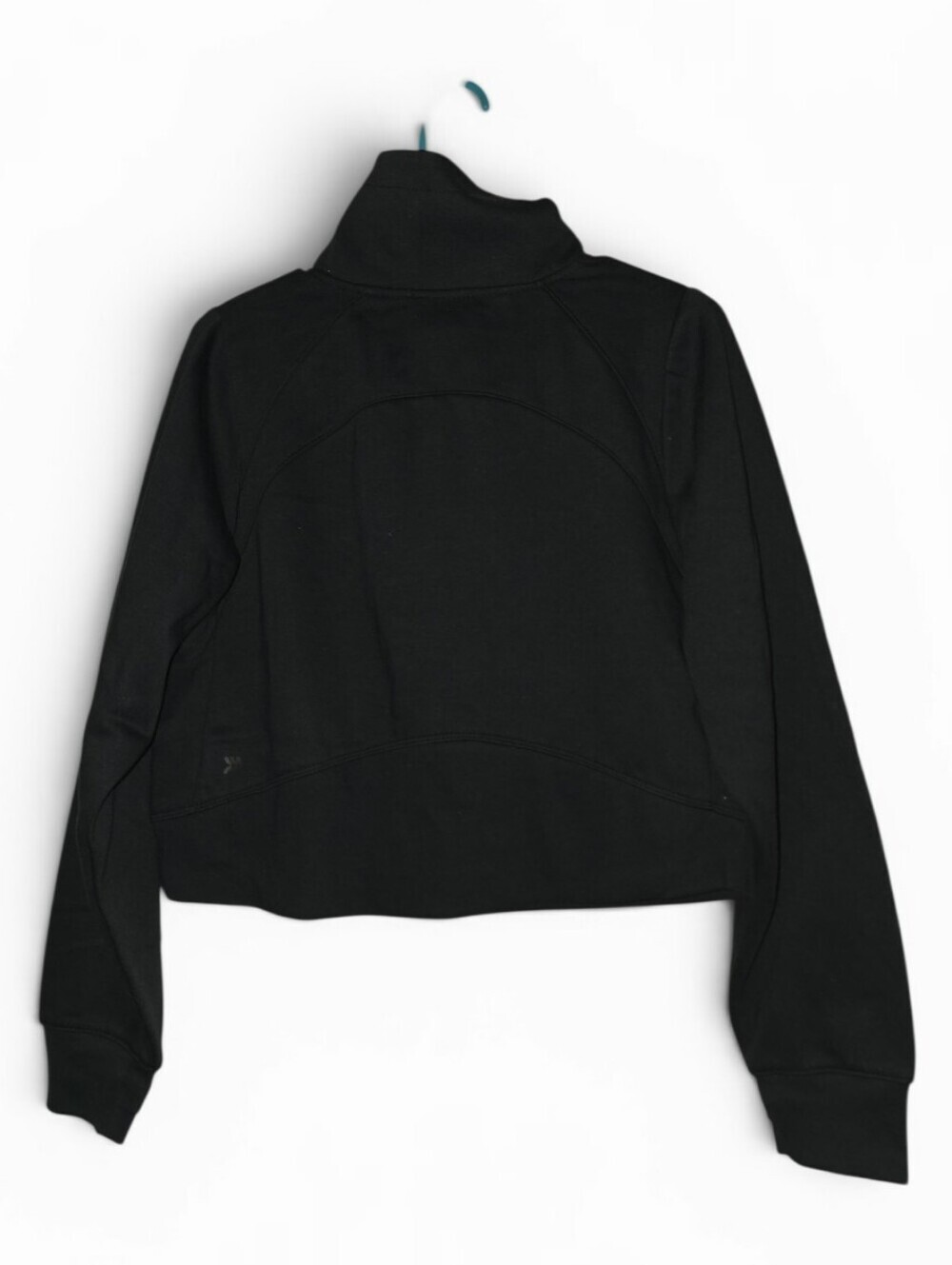 Womens All In Motion Black Core Fleece Half-Zip Pullover, Cropped, NWT!!! - Picture 2 of 6